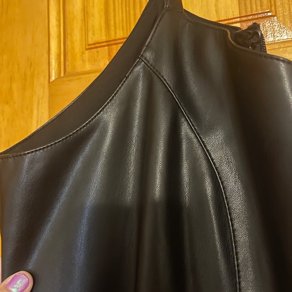Universal Standard Vegan Leather Dress - Picture 2 of 4